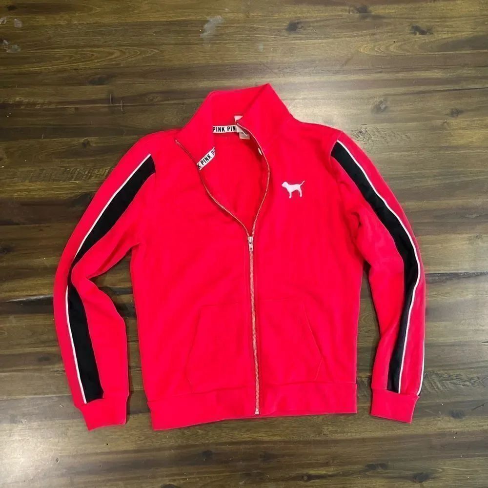 NWOT PINK Victoria’s Secret Full Zip Track Jacket